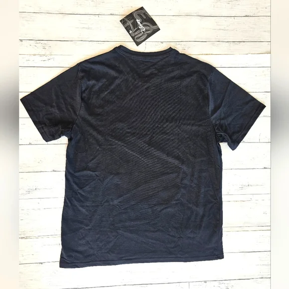 Disney Nightmare Before Christmas Black Graphic Tee Shirt Halloween Short Sleeve - Picture 4 of 7